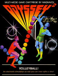 Volleyball Magnavox Odyssey 2 US box art